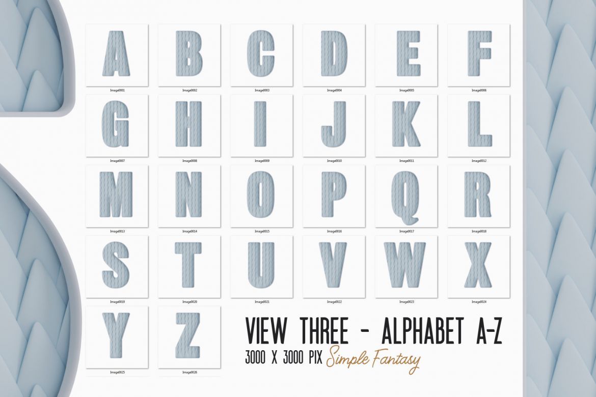 Free Simple Fantasy 3D Lettering - view 5