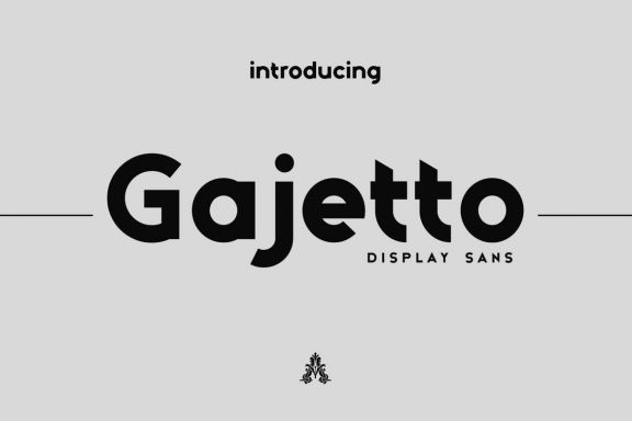Gajetto Clean Display Font