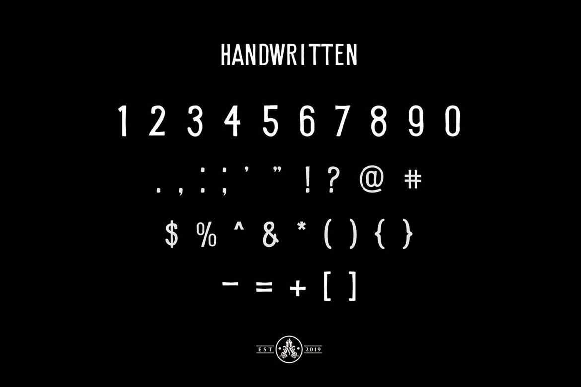 Tom Harvey Font Family - view 9