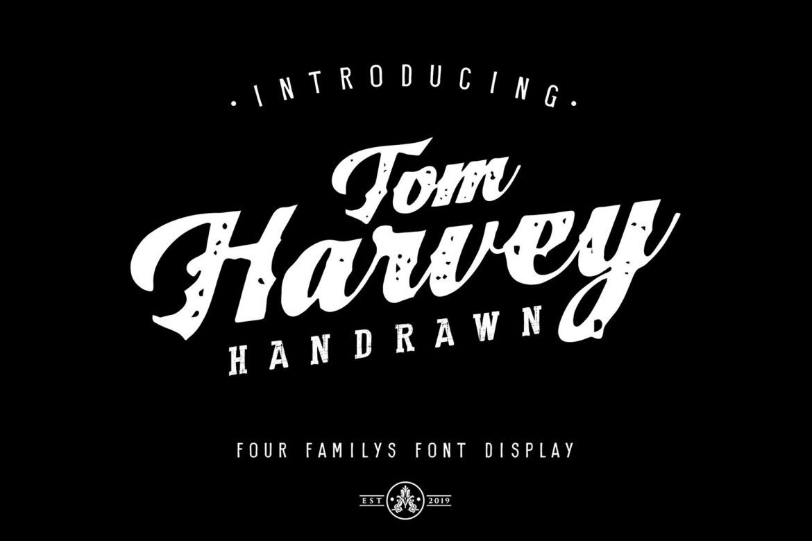 Tom Harvey Font Family - view 11