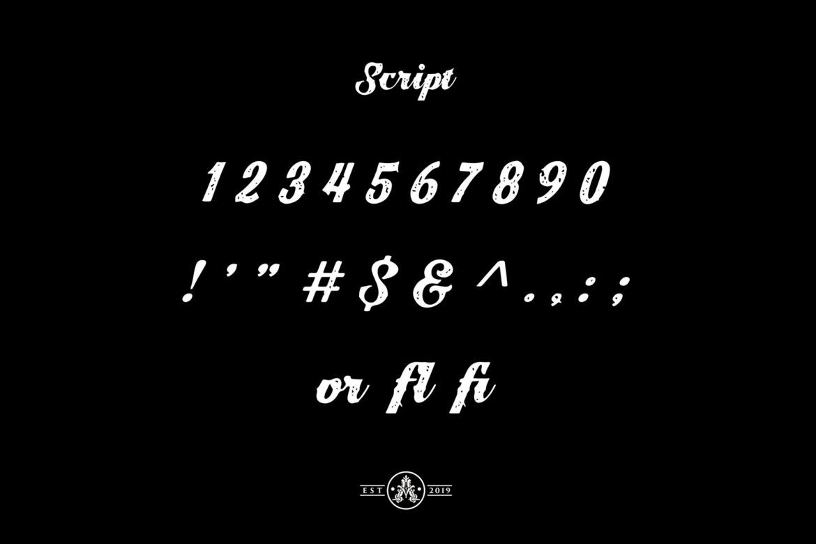 Tom Harvey Font Family - view 14