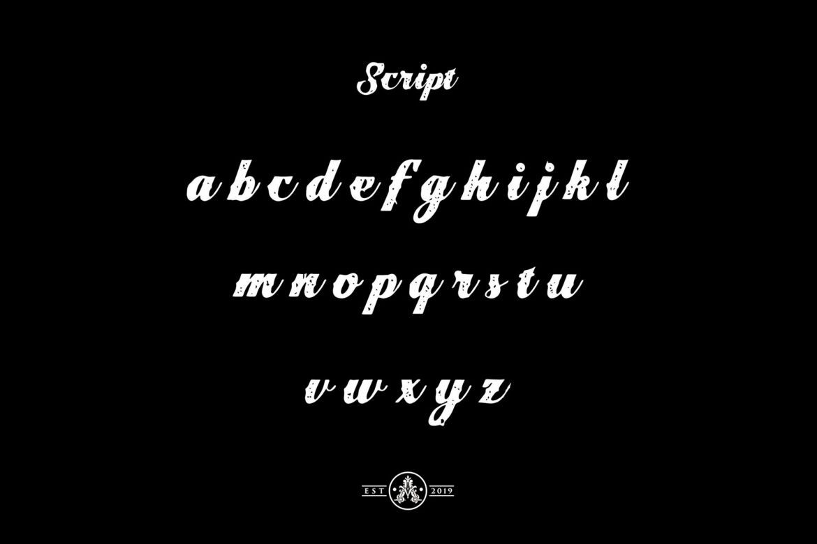 Tom Harvey Font Family - view 15