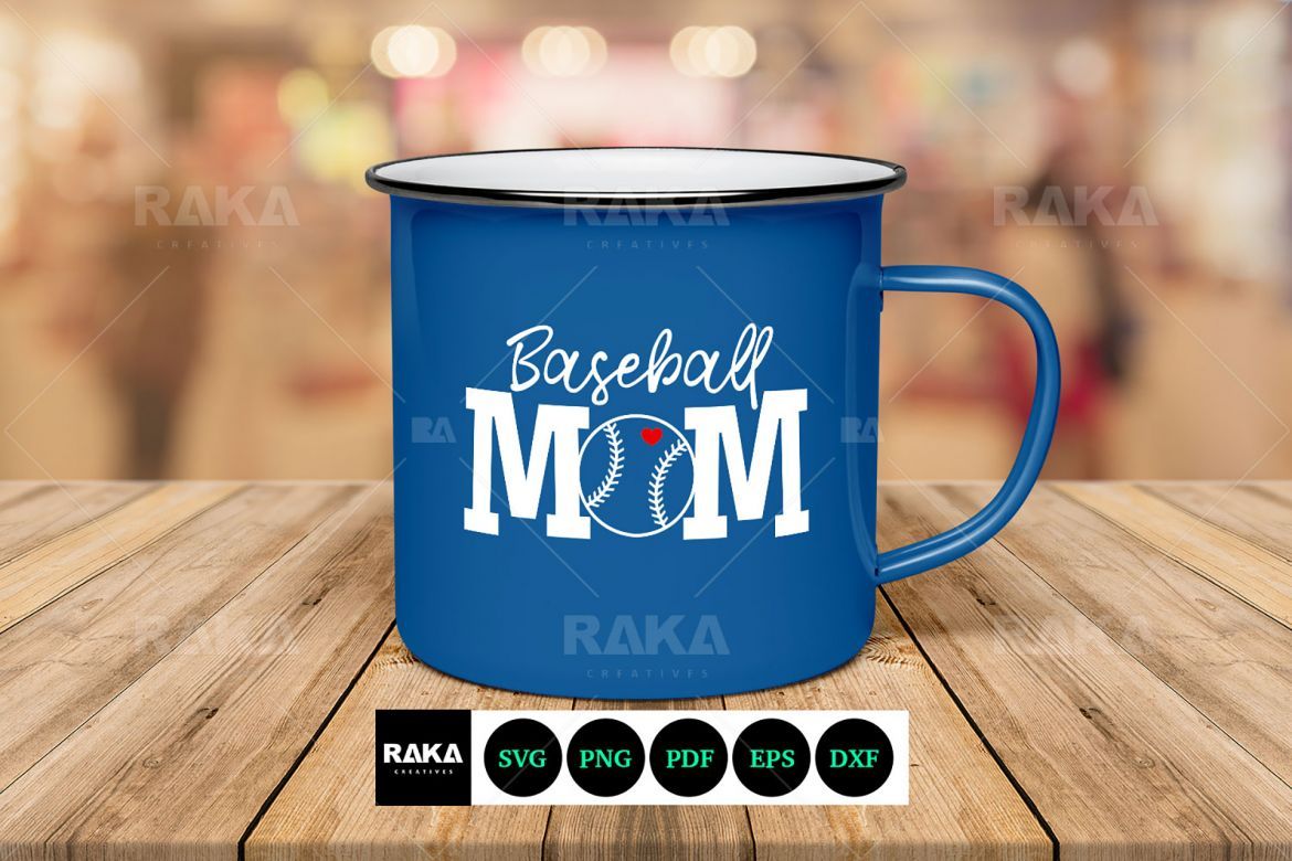 Baseball Mom Vector Logo - view 5