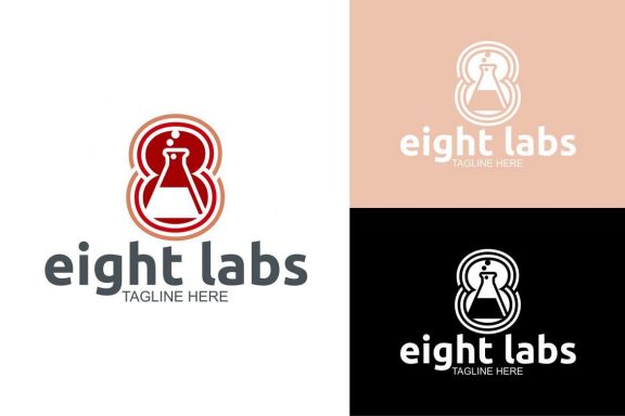 Eight Labs Logo - view 1