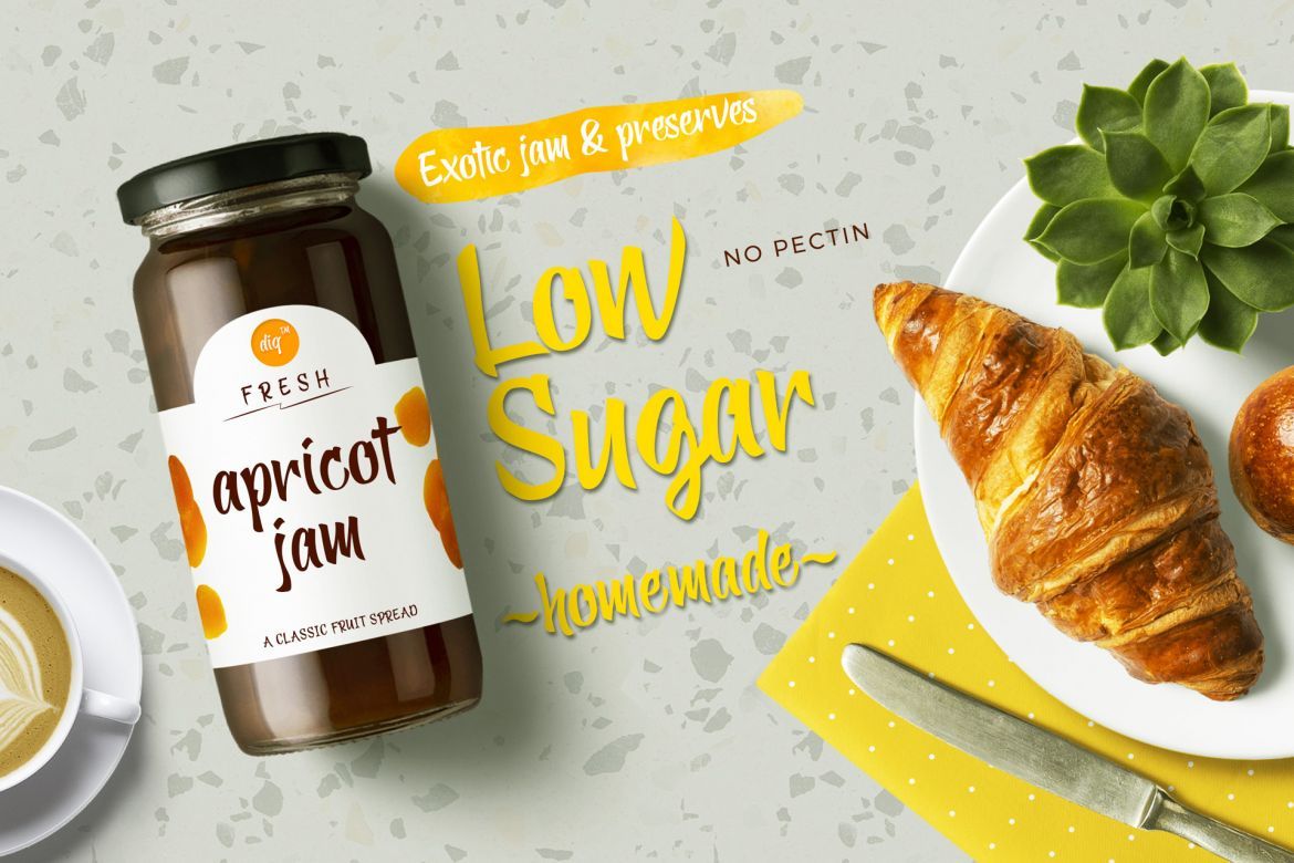 Yellow Ginger Font - view 4