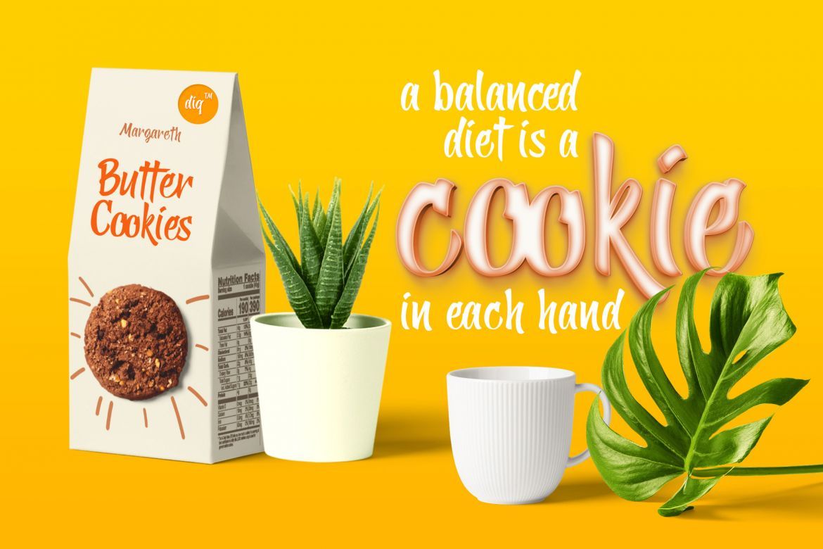 Yellow Ginger Font - view 5