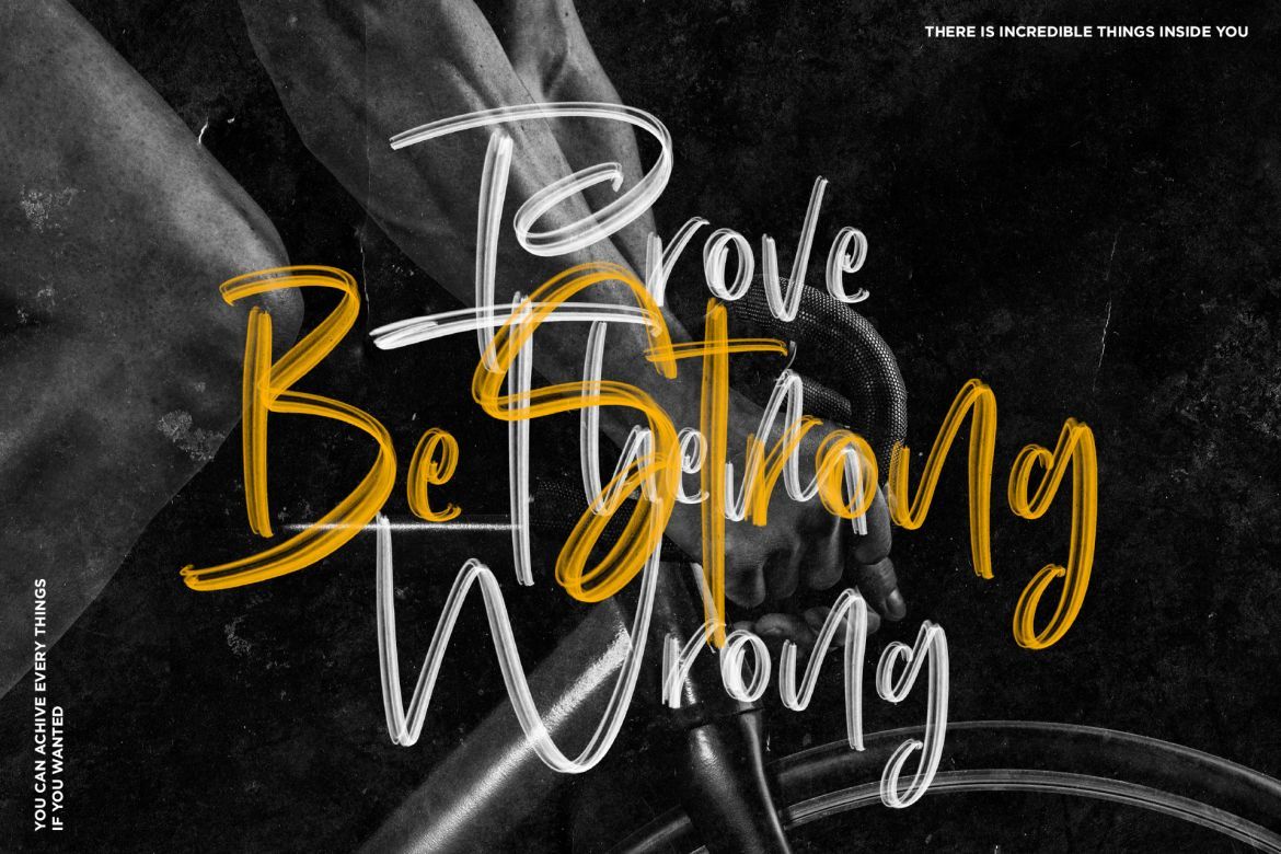 Dinomo SVG Brush Font - view 3