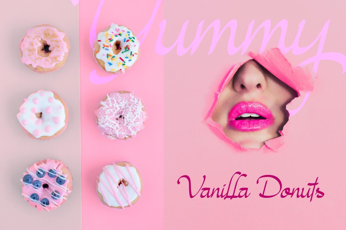 Magenta Rose Font - view 10