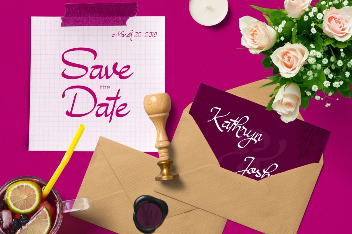 Magenta Rose Font - view 11