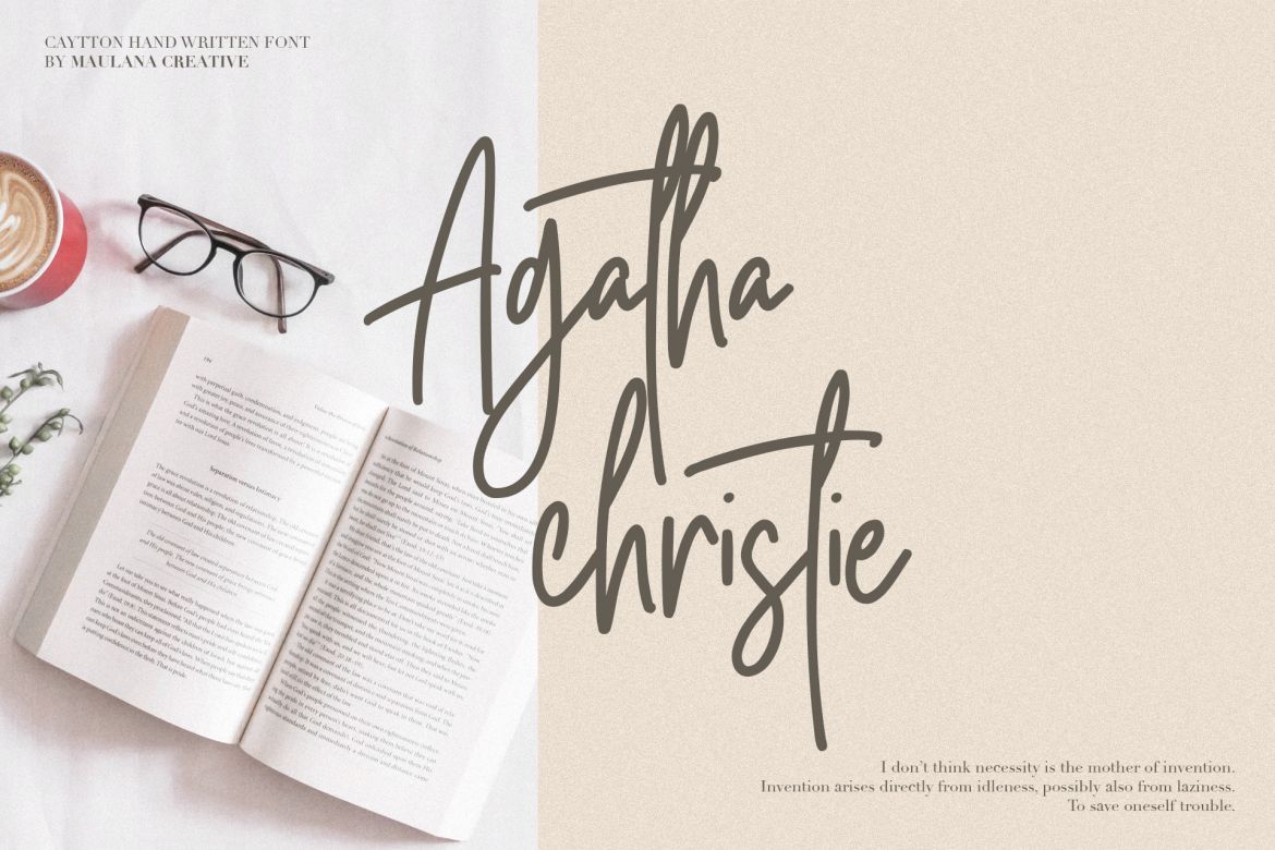 Cayttons Signature Font alternate