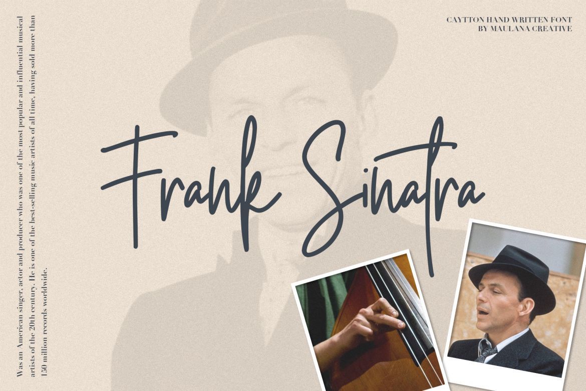 Cayttons Signature Font - view 3