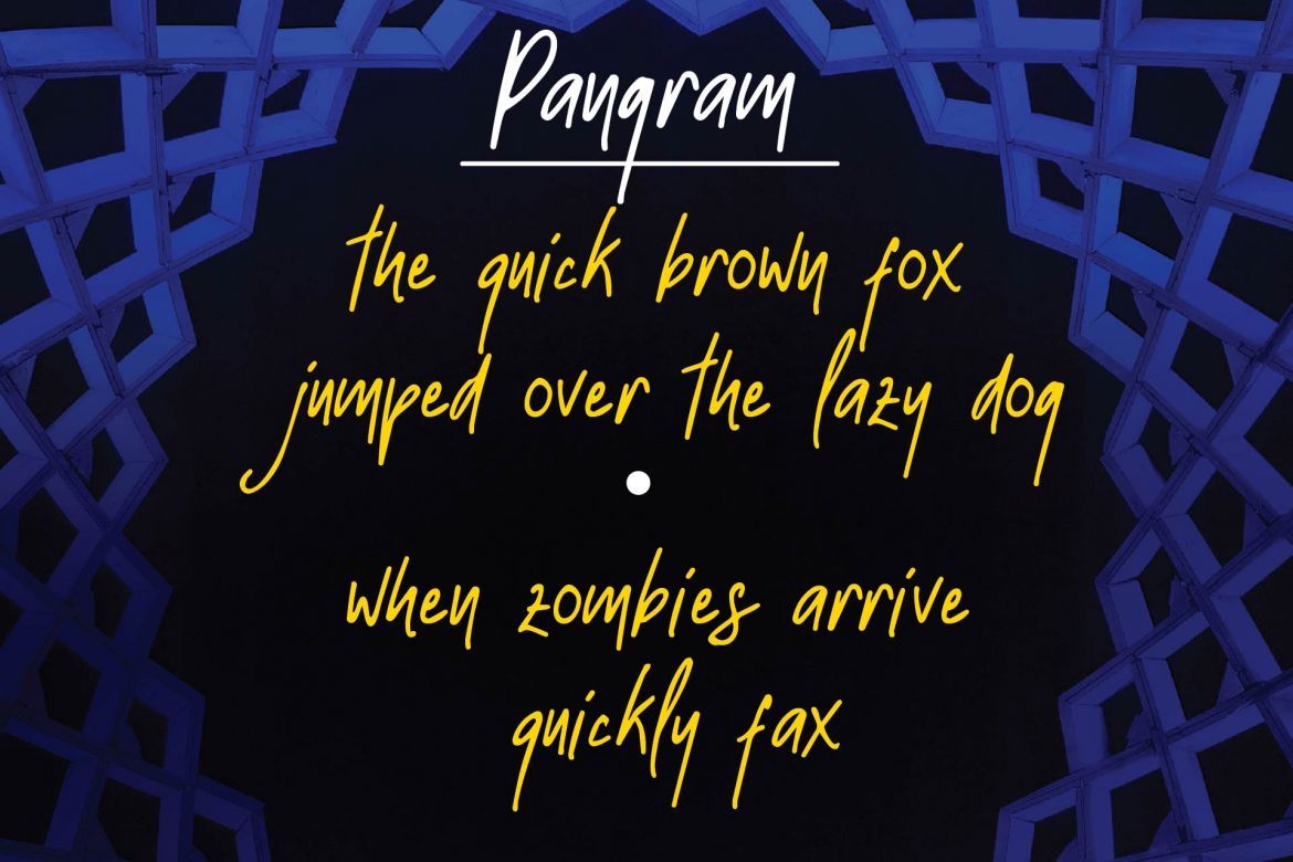 Strawline Typeface alternate