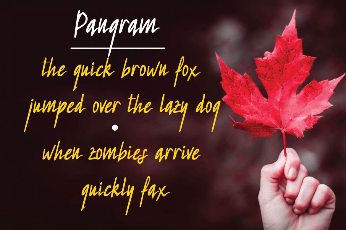 Redleaf Typeface alternate