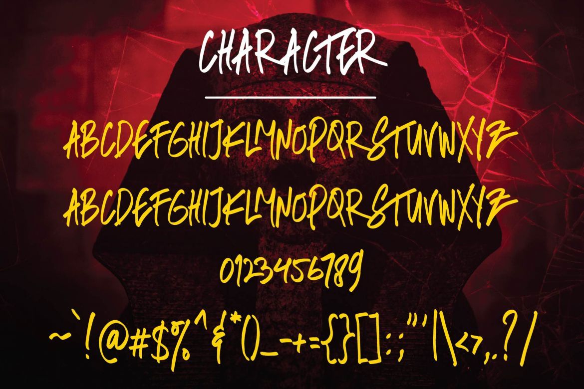 Sphinxes Typeface - view 4