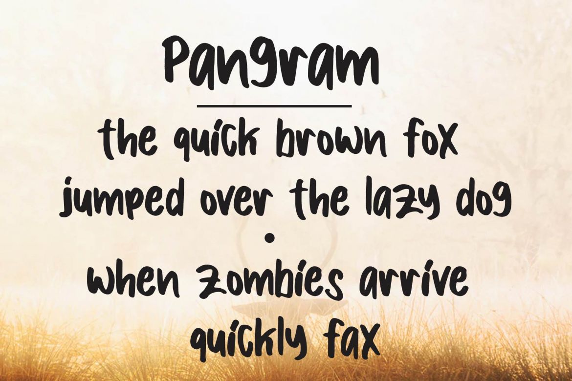 Boldey Typeace - A New Handwritten Bold Font alt