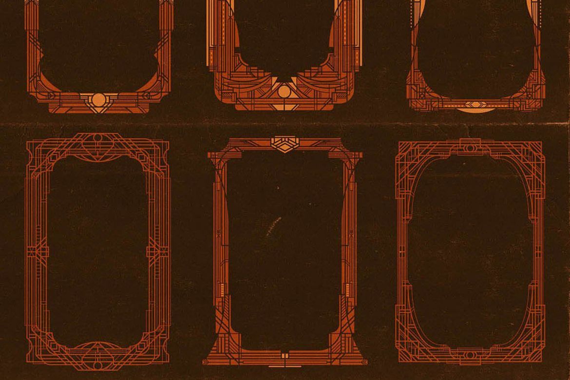 30 ArtDeco Frames - view 4