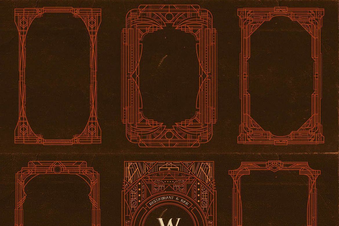 30 ArtDeco Frames - view 5