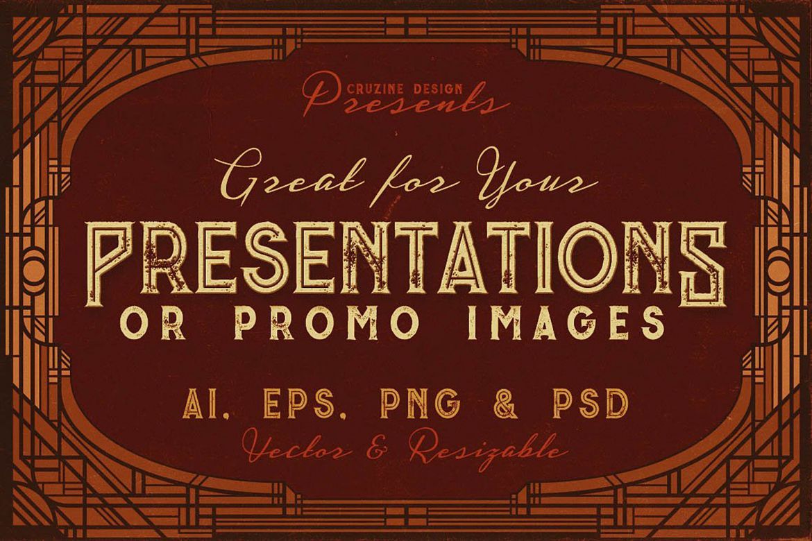 30 ArtDeco Frames - view 9