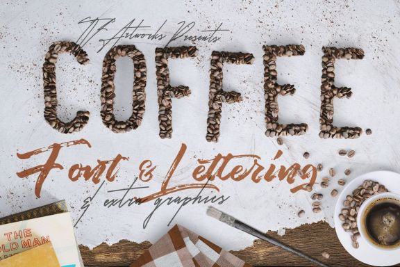 Coffee Beans - Font & Lettering