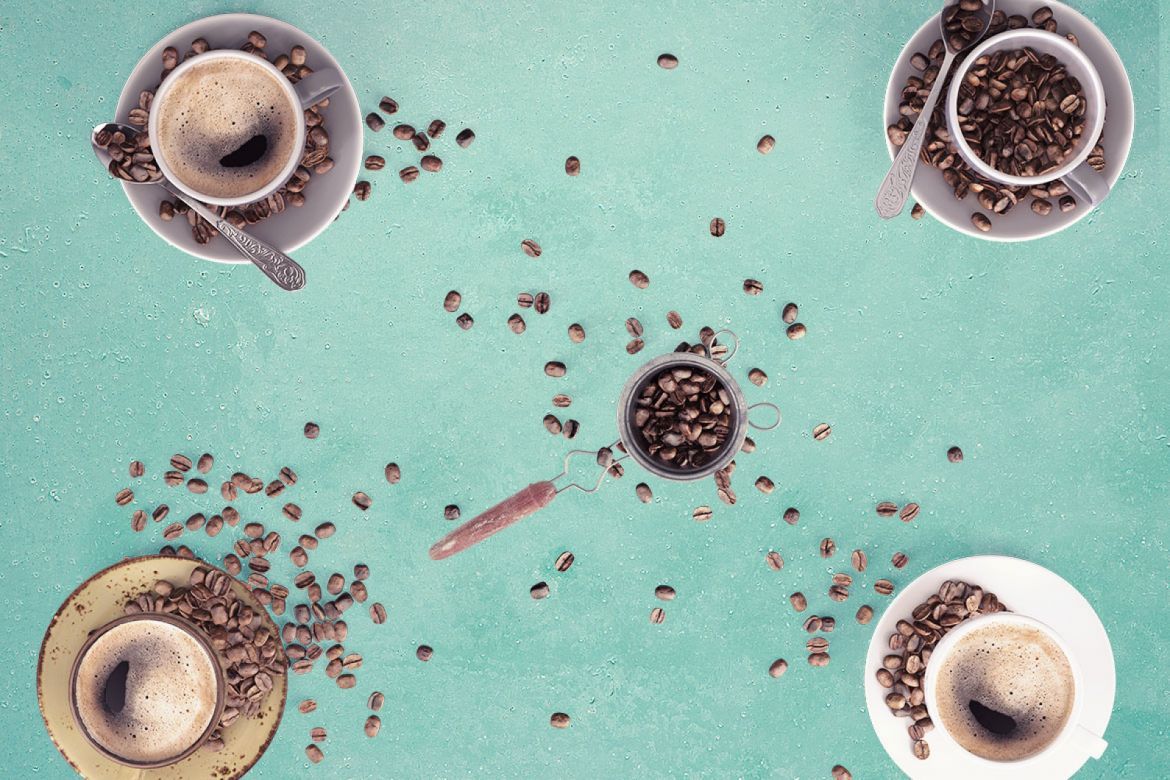 60 Coffee Beans PNG Shapes - view 3