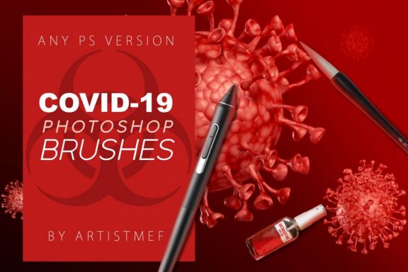 Free Coronavirus COVID-19 Photoshop Brushes