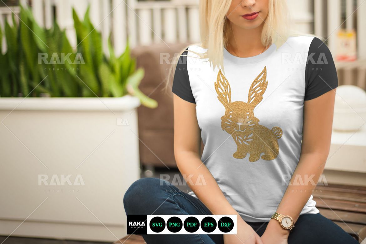 Cute Bunny Vector Illustrations - view 5