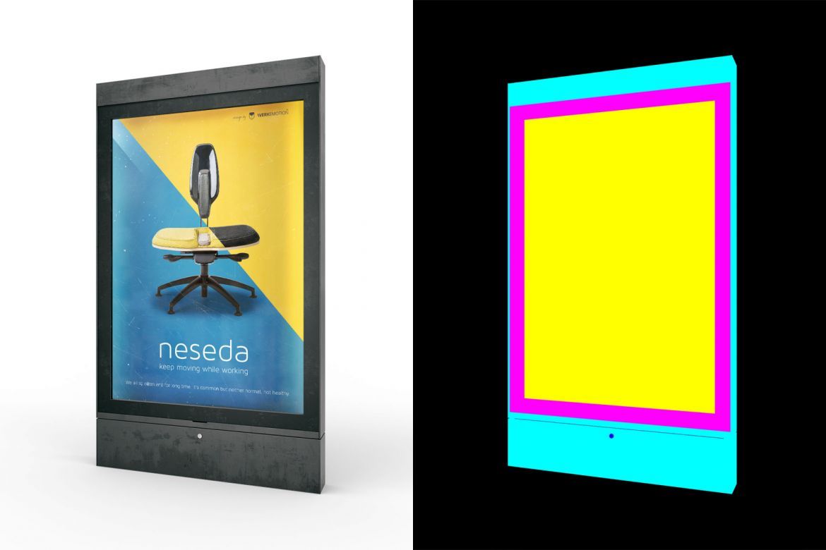 Free Light Board Mockup 2 alt