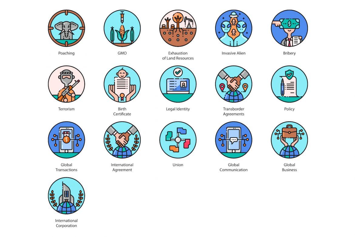 136 Sustainable Development Icons | Aesthetic - view 5