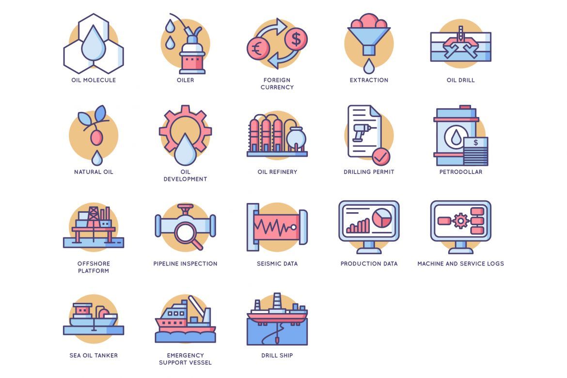 58 Oil & Gas Icons | Butterscotch - view 4