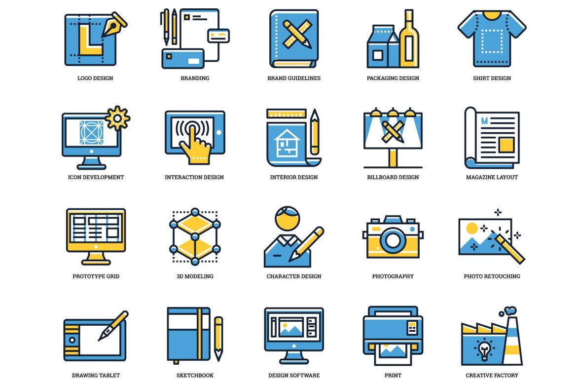 74 Design Icons | Kinetic alternate