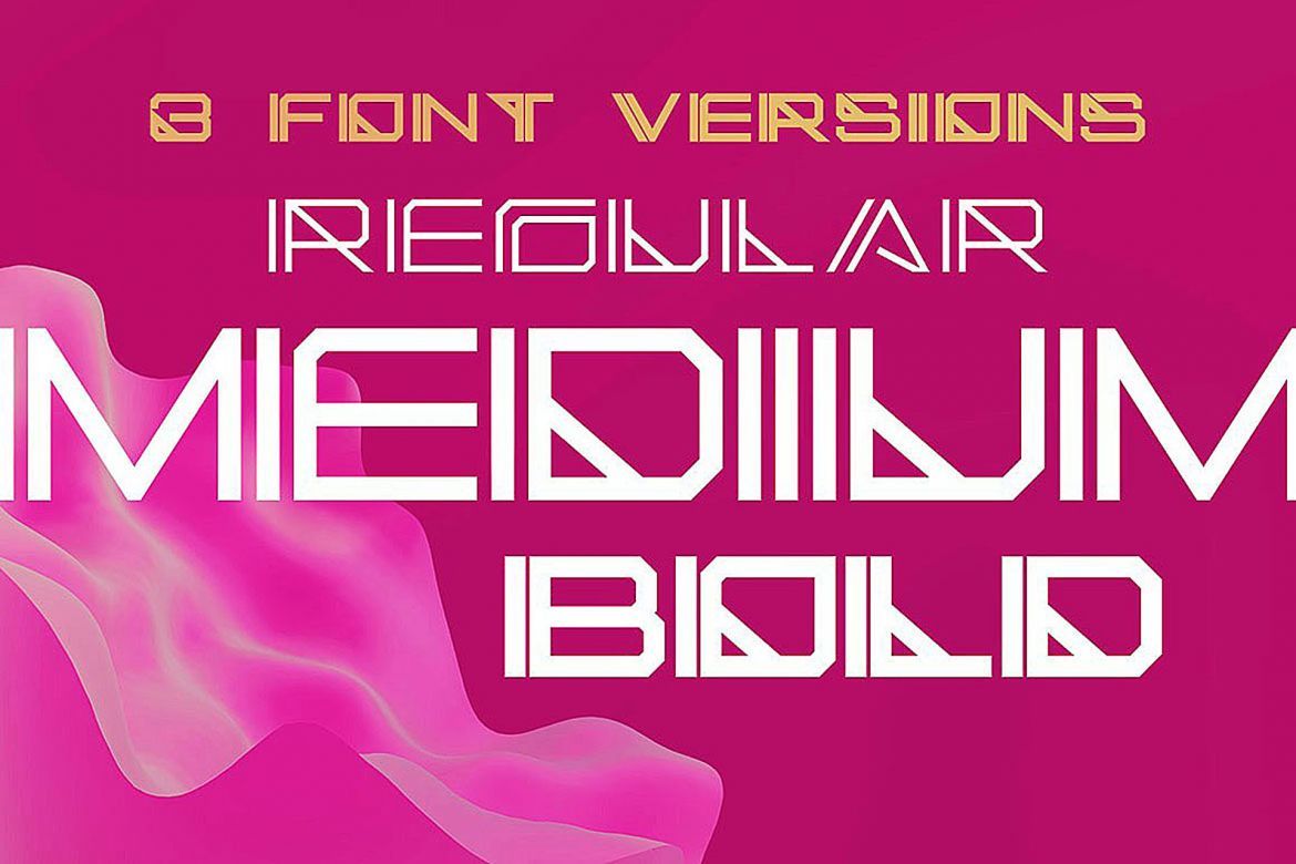 Cellica - Display Font - view 3