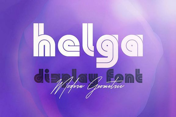 Helga - Display Font - view 1