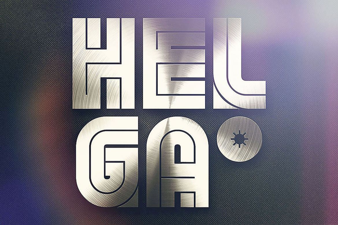 Helga - Display Font - view 3