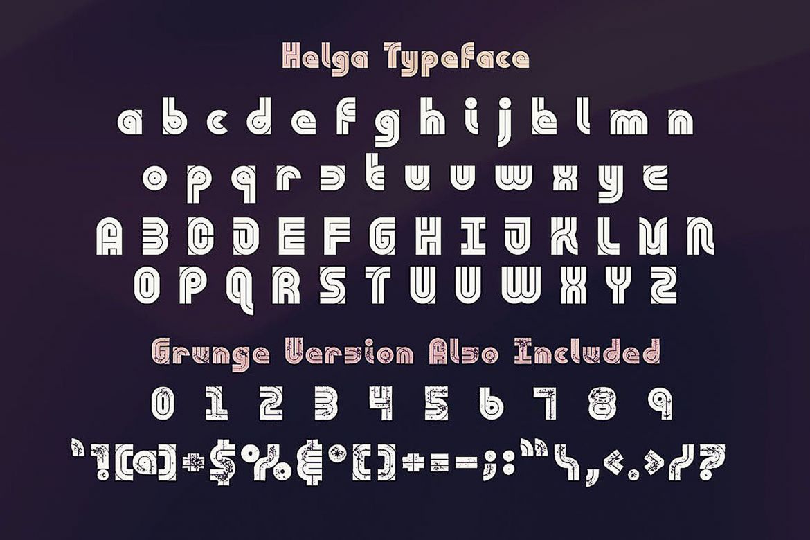 Helga - Display Font - view 5