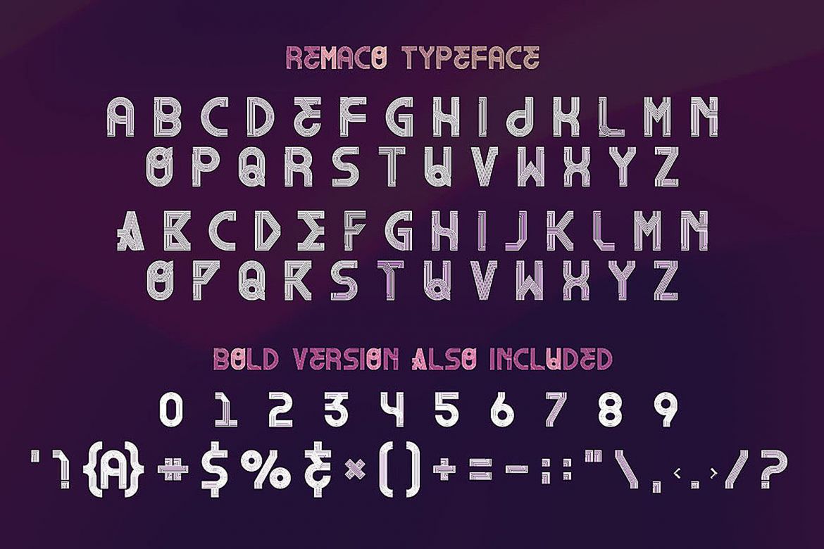 Remaco - Display Font - view 4