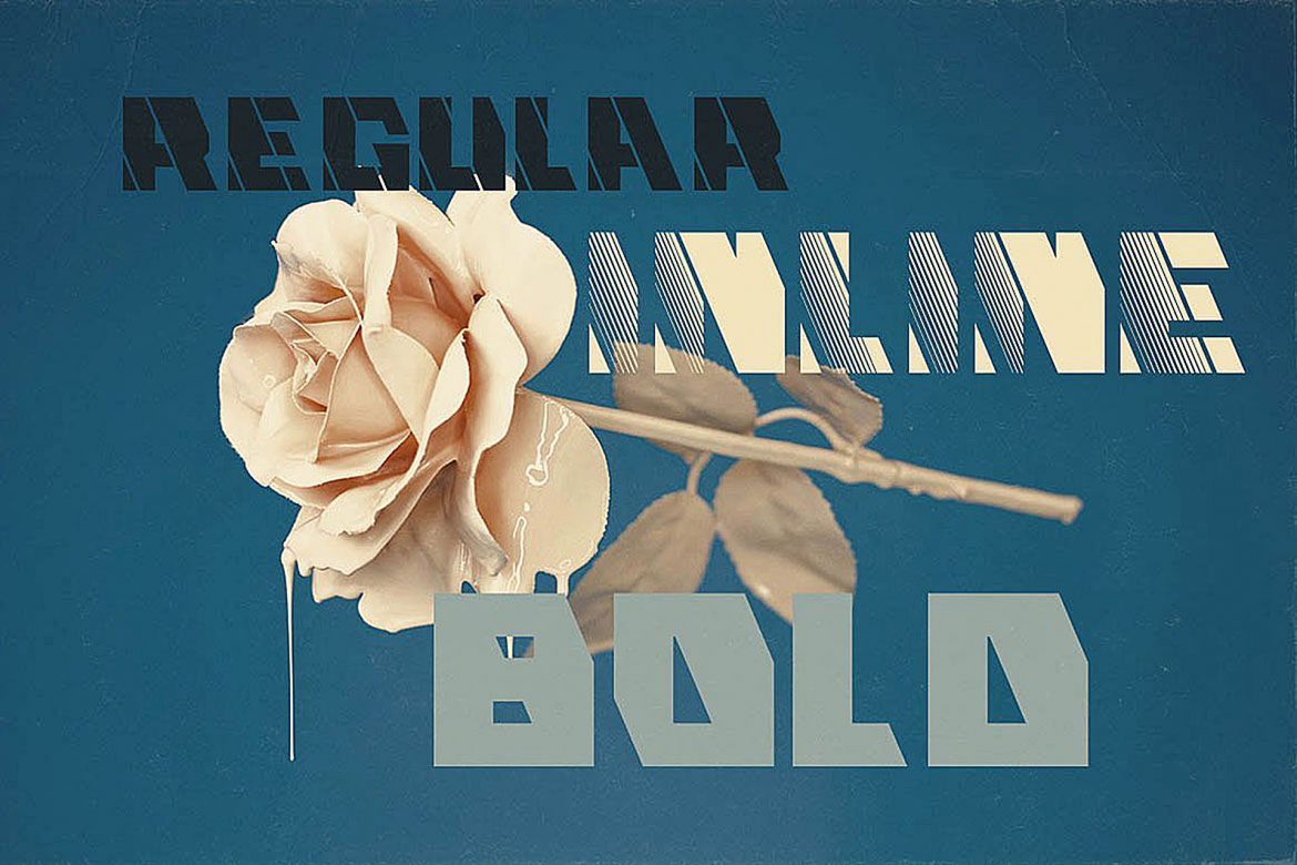 Mecha - Display Font - view 3