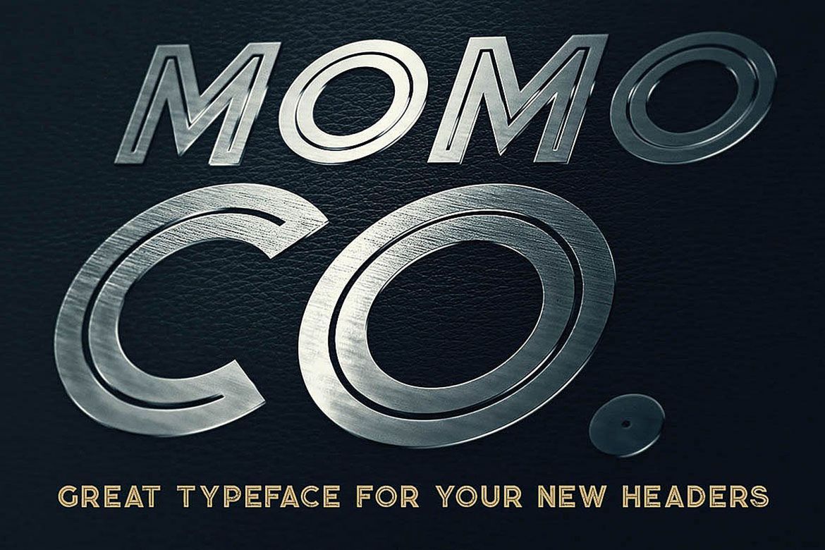 Momoco - Display Font - view 5