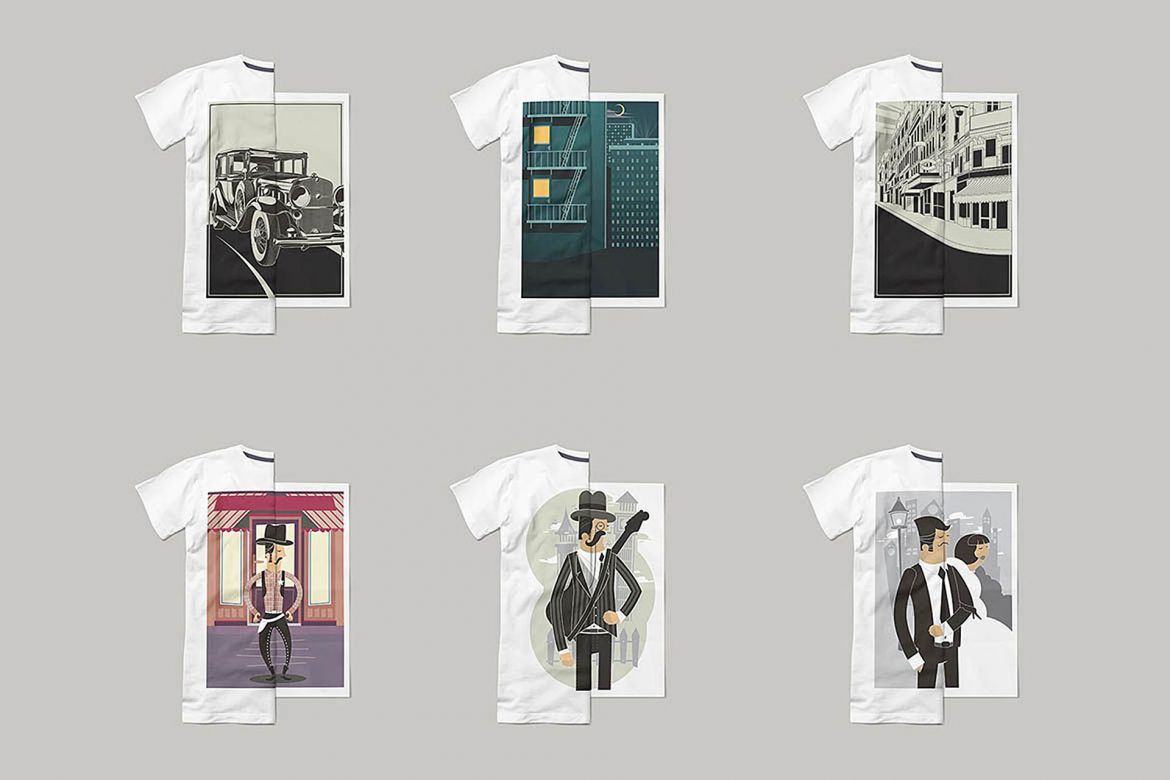 Creative poster t-shirt designs - view 3
