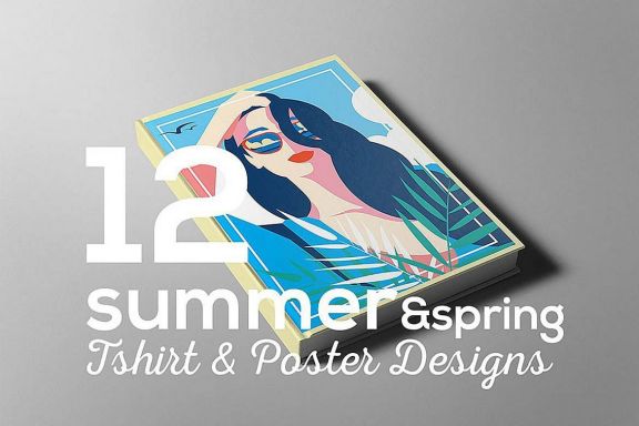 Summer & Spring Poster T-shirt Set - view 3