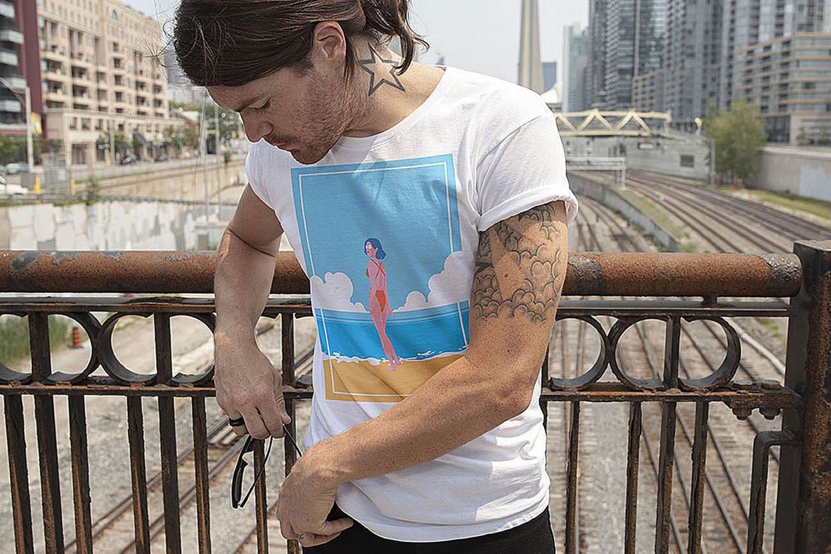 Summer & Spring Poster T-shirt Set - view 6