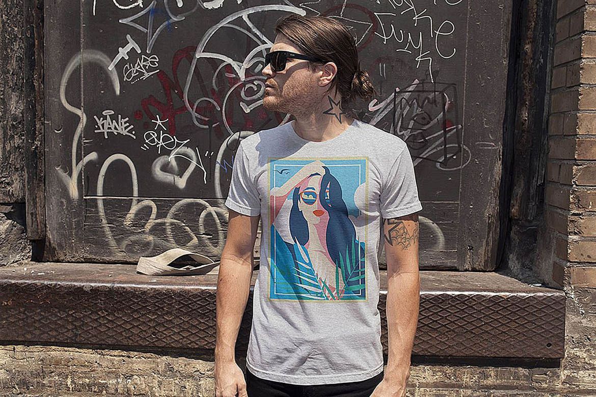 Summer & Spring Poster T-shirt Set - view 2