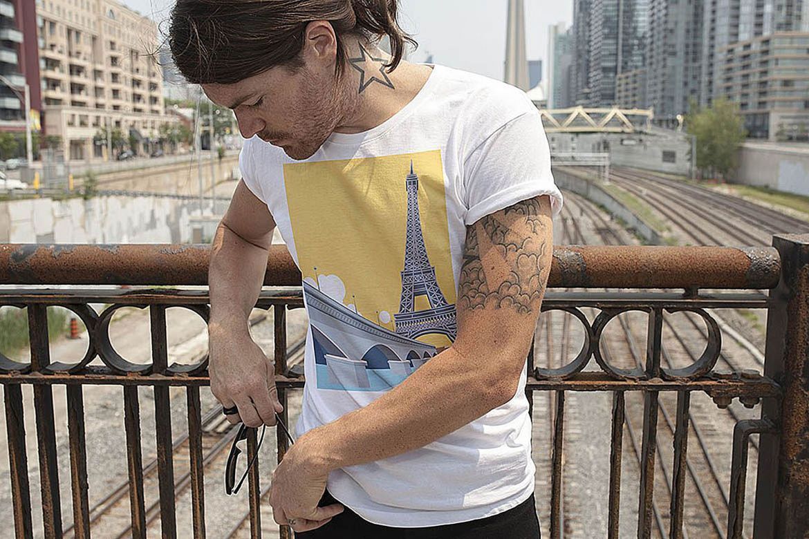 Architecture Poster T-shirt Set - view 5