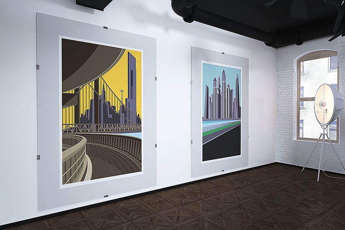 Architecture Poster T-shirt Set - view 7