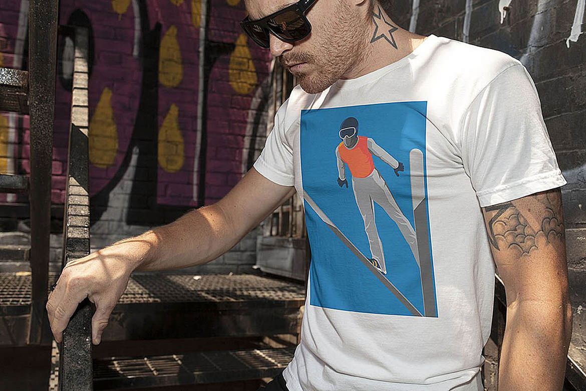 Winter Sport Poster T-shirt Set - view 4