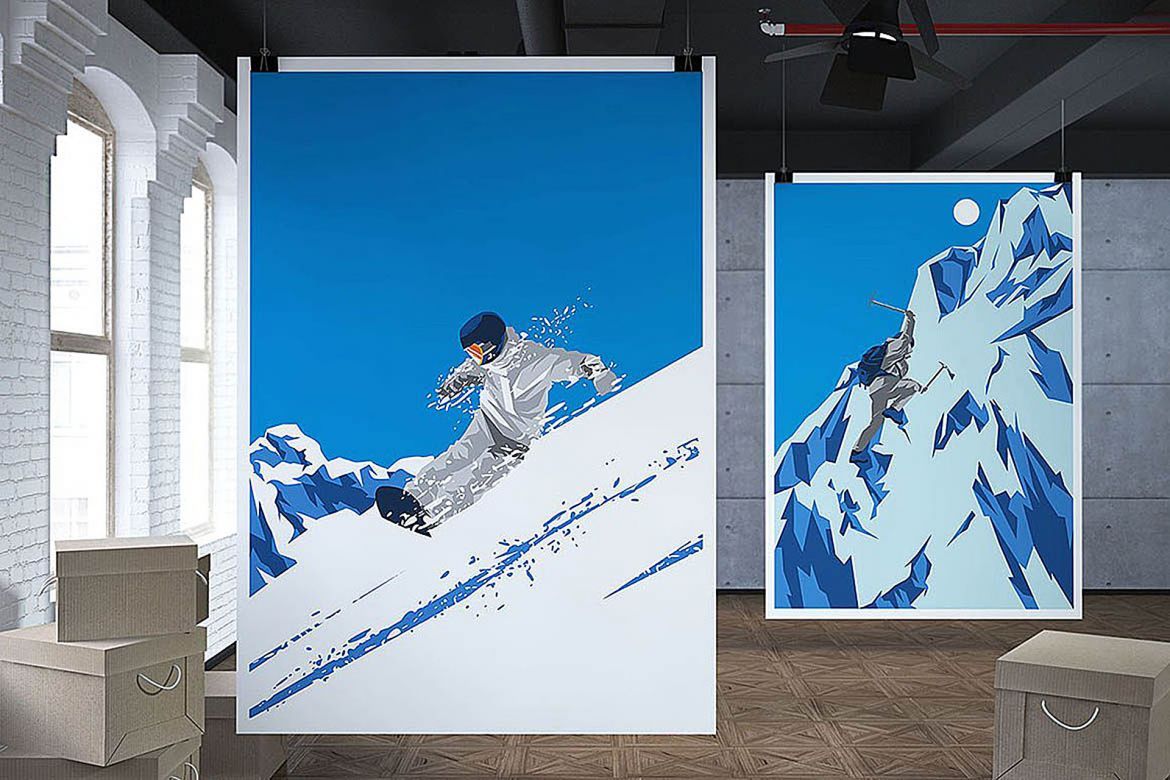 Winter Sport Poster T-shirt Set - view 7