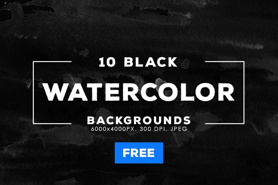 Free Black&White Watercolor Backgrounds - view 3
