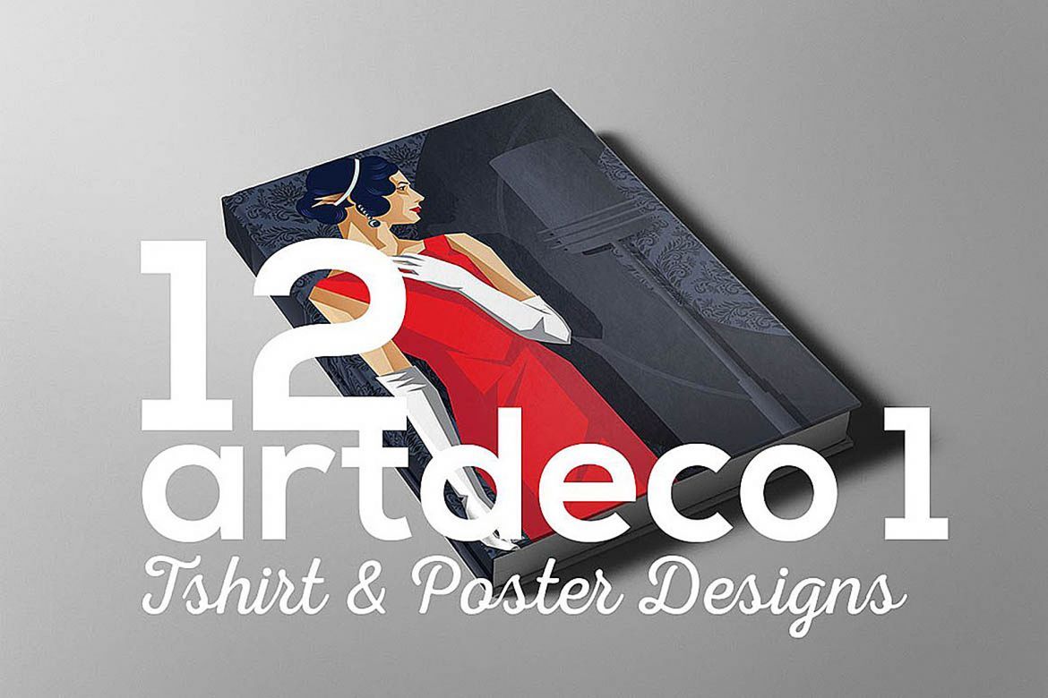 ArtDeco Poster T-shirt Set 1 - view 7