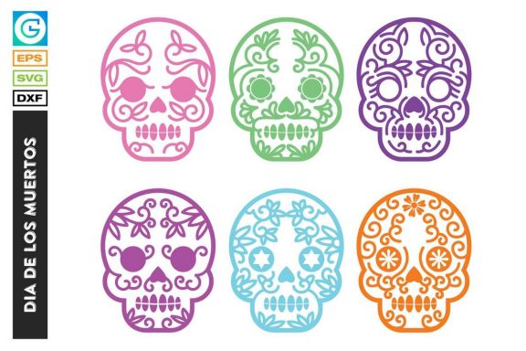 Day Of The Death Skull With Floral Ornament Dia De Los Muertos Festival