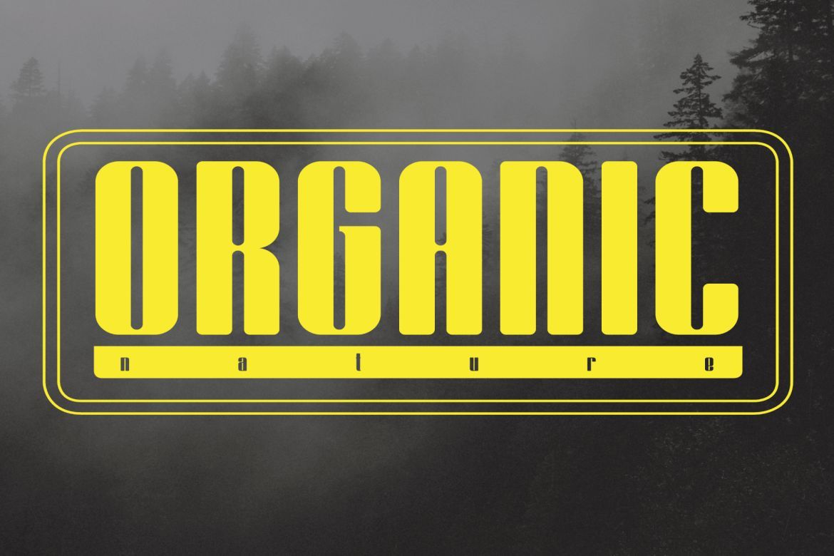 Bornco Display Font alternate