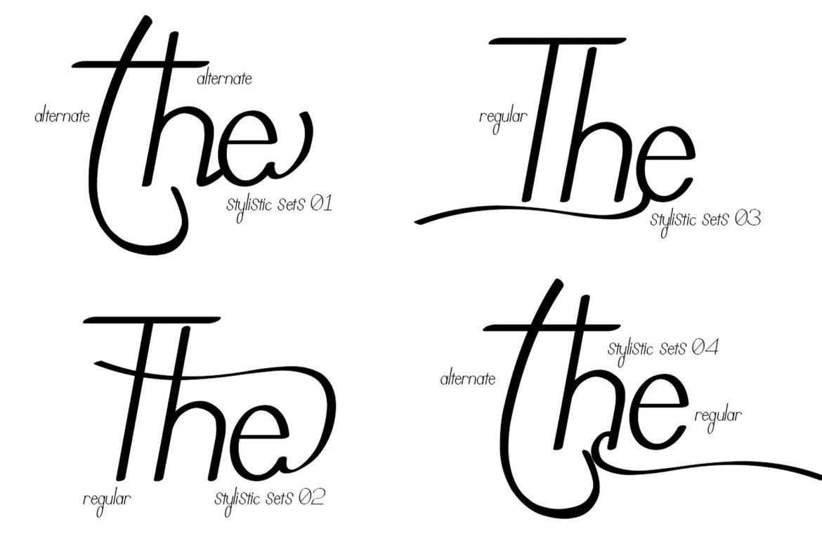 Qing Display Font - view 3